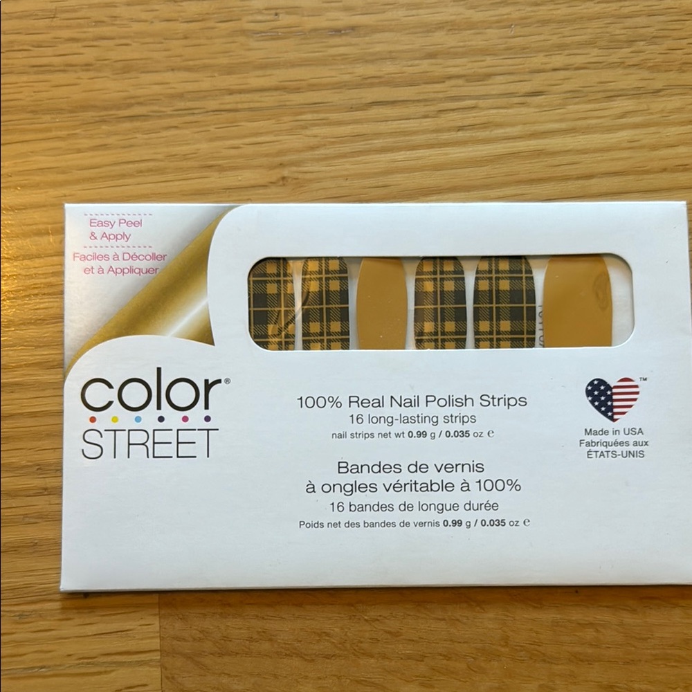 Color Street Nail Polish Strips - Plaid Design